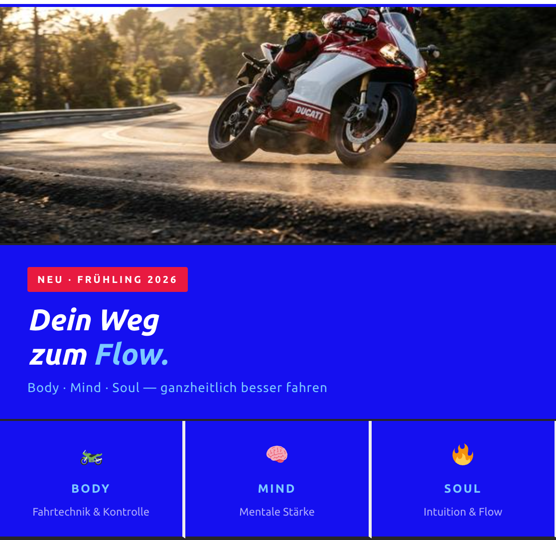 kurven.schule Dashboard — Kursübersicht und Buchungssystem