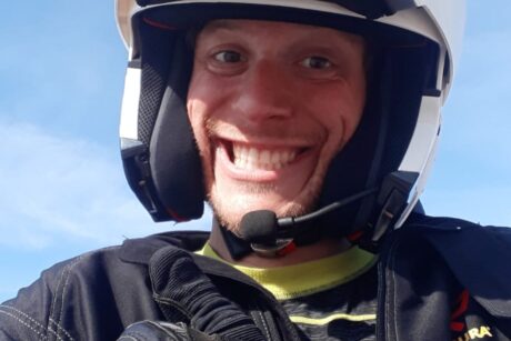 Kurventechnik-Übung auf der Landstraße