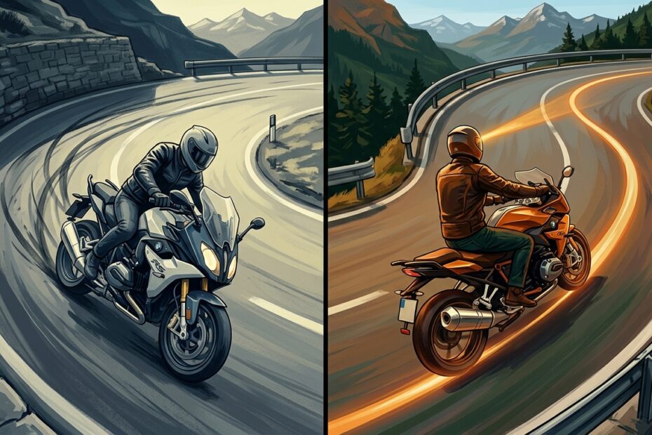 Blickführung in der Kurve: Schau, wohin du willst