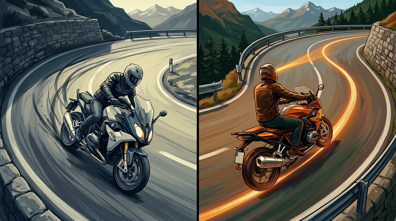 Blickführung in der Kurve: Schau, wohin du willst