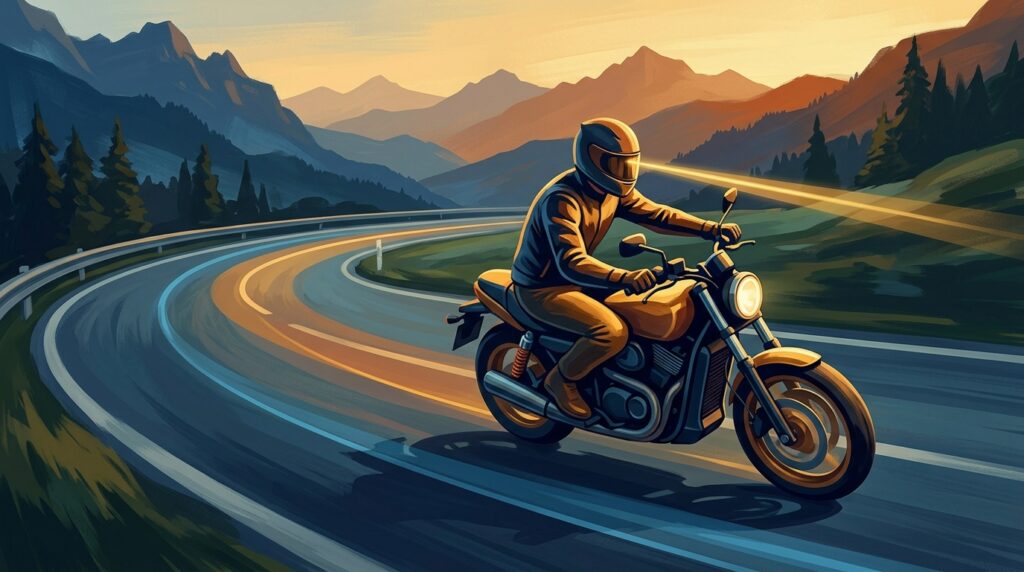Stress auf dem Motorrad: Wenn der Kopf bremst, nicht die Hand