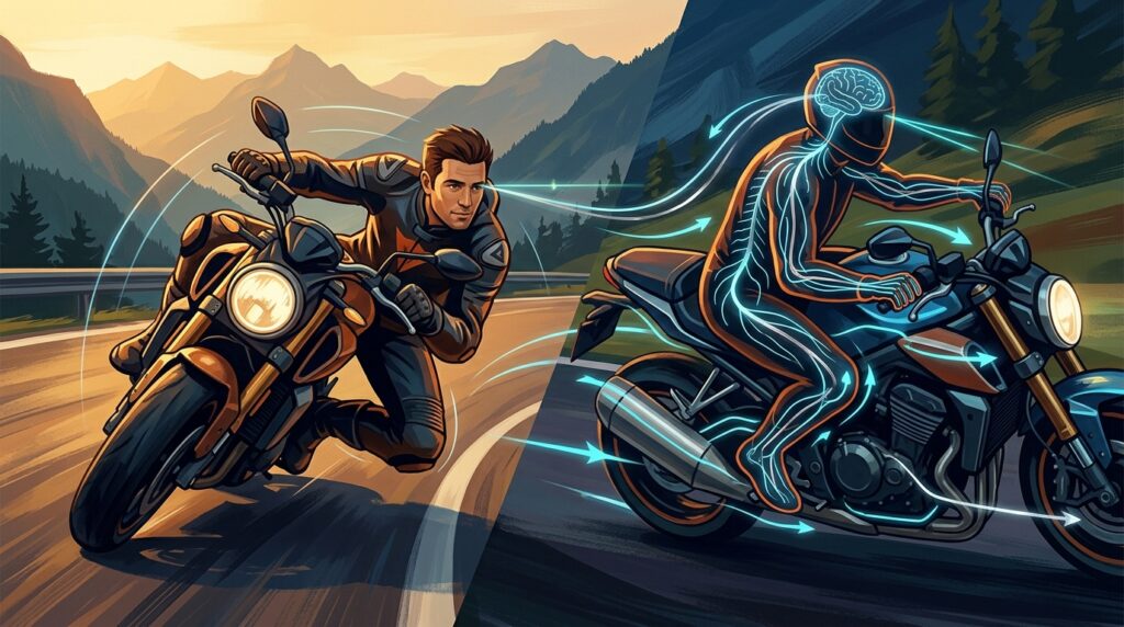 Motorrad und Fahrer als Einheit: So entsteht echter Flow