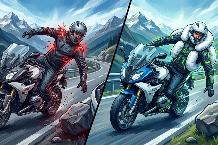 Airbag-Jacke Schutzvergleich im Crash