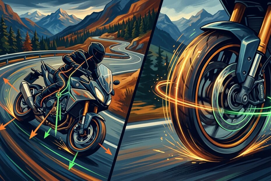 Fahrphysik: Wie Kreiselkräfte und Schwerpunkt dein Motorrad lenken
