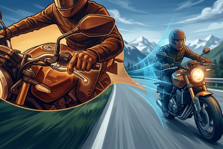 Seitenwind meistern: Fahrtechnik und Sicherheit auf dem Motorrad