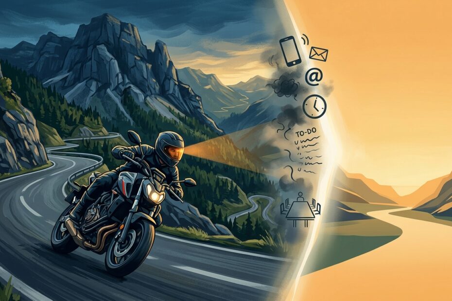 Volle Präsenz: Warum Motorradfahren echte Meditation ist